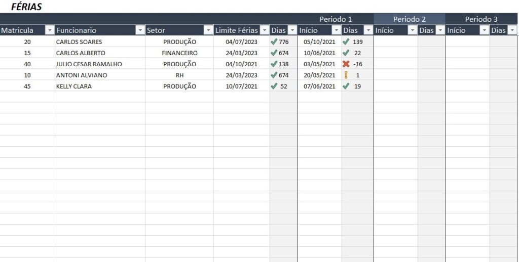 Planilha De Recursos Humanos RH Em Excel Smart Planilhas