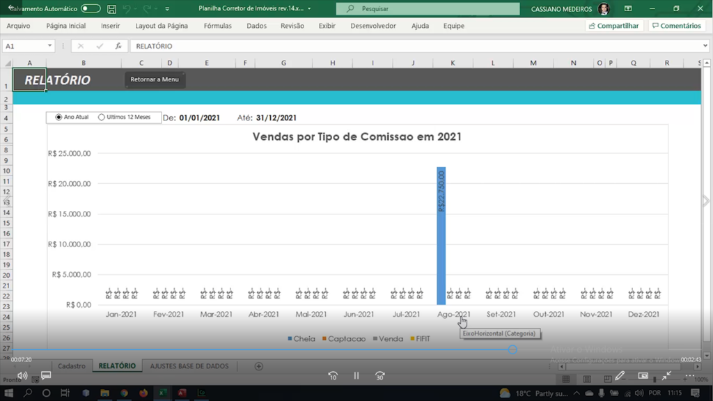 Planilha de gestão imobiliária em Excel Smart Planilhas