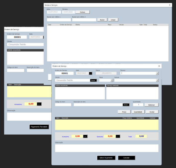 Sistema Para Funilaria E Pintura Em Excel Smart Planilhas