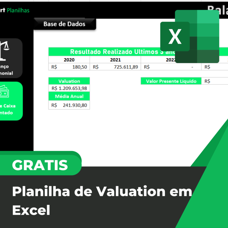 Planilha Valuation Fluxo De Caixa Descontado Gr Tis Smart Planilhas