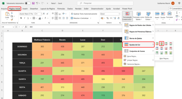 Como Fazer Mapa De Calor Excel Smart Planilhas