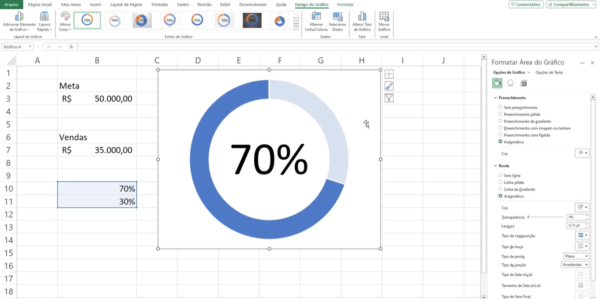 Como criar um Gráfico de Porcentagem no Excel Smart Planilhas