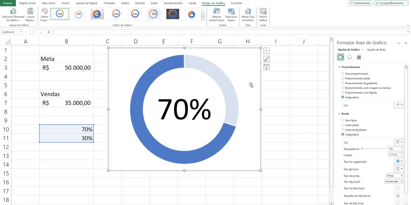 Como criar um Gráfico de Porcentagem no Excel Smart Planilhas