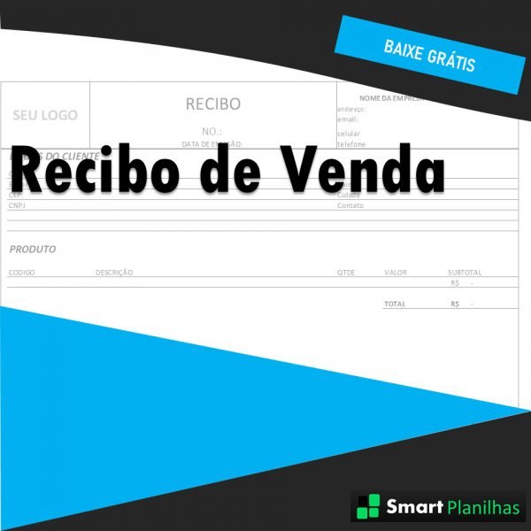 Recibo De Venda Em Excel Smart Planilhas 9801