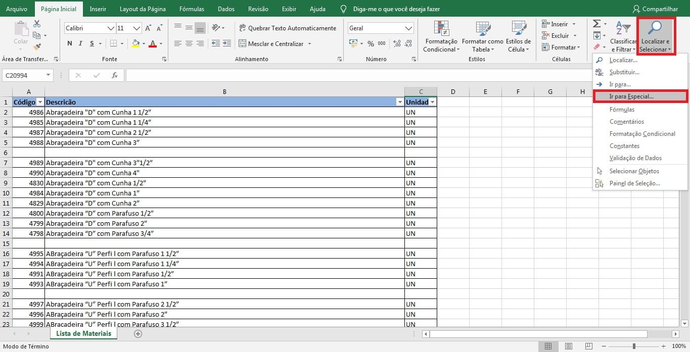 Como apagar linhas em branco no Excel? - Smart Planilhas
