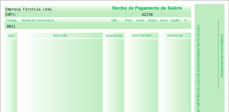 Holerite em Excel para download