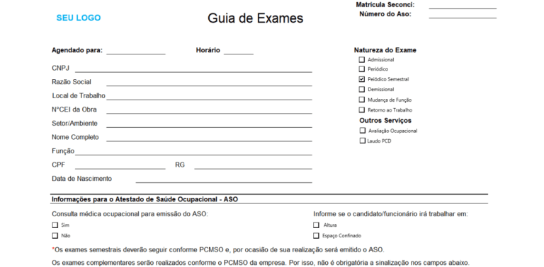 Guia de Exame em Excel Grátis