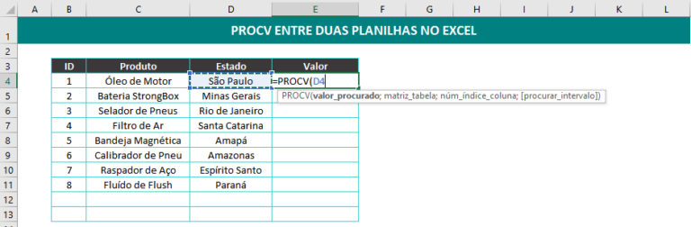 Como Fazer PROCV Entre Duas Planilhas Smart Planilhas