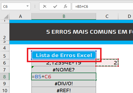 Os Erros Mais Comuns De F Rmulas No Excel Smart Planilhas Hot Sex Picture