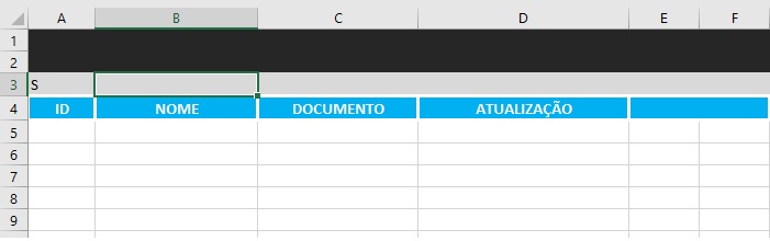 Colocar data automática em Planilha