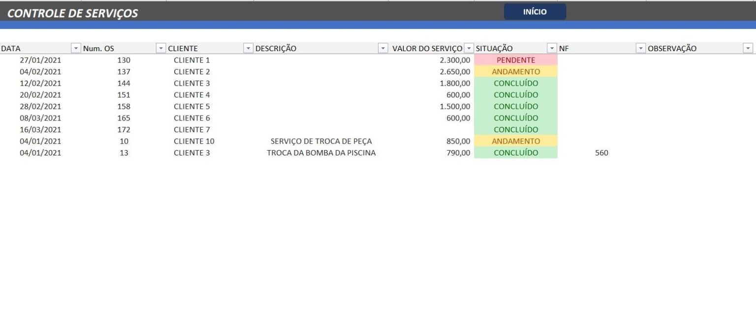 planilha para controle de ordem de serviços smart planilhas