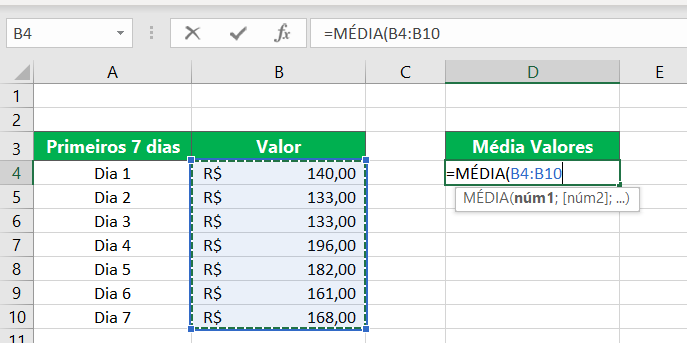 Como Calcular Média No Excel Smart Planilhas 8732