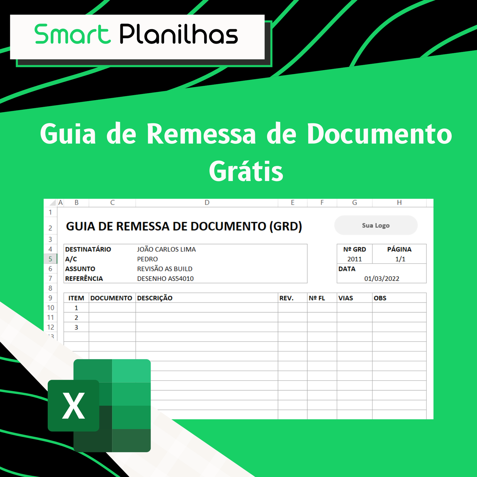Guia De Remessa De Documento Em Excel Smart Planilhas 5712