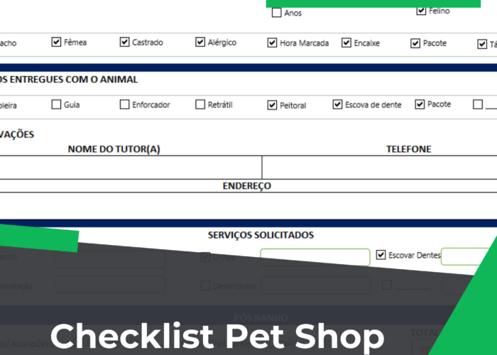 Checklist PetShop