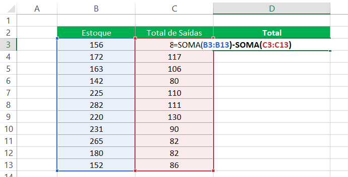 Como Fazer Subtração No Excel Smart Planilhas 