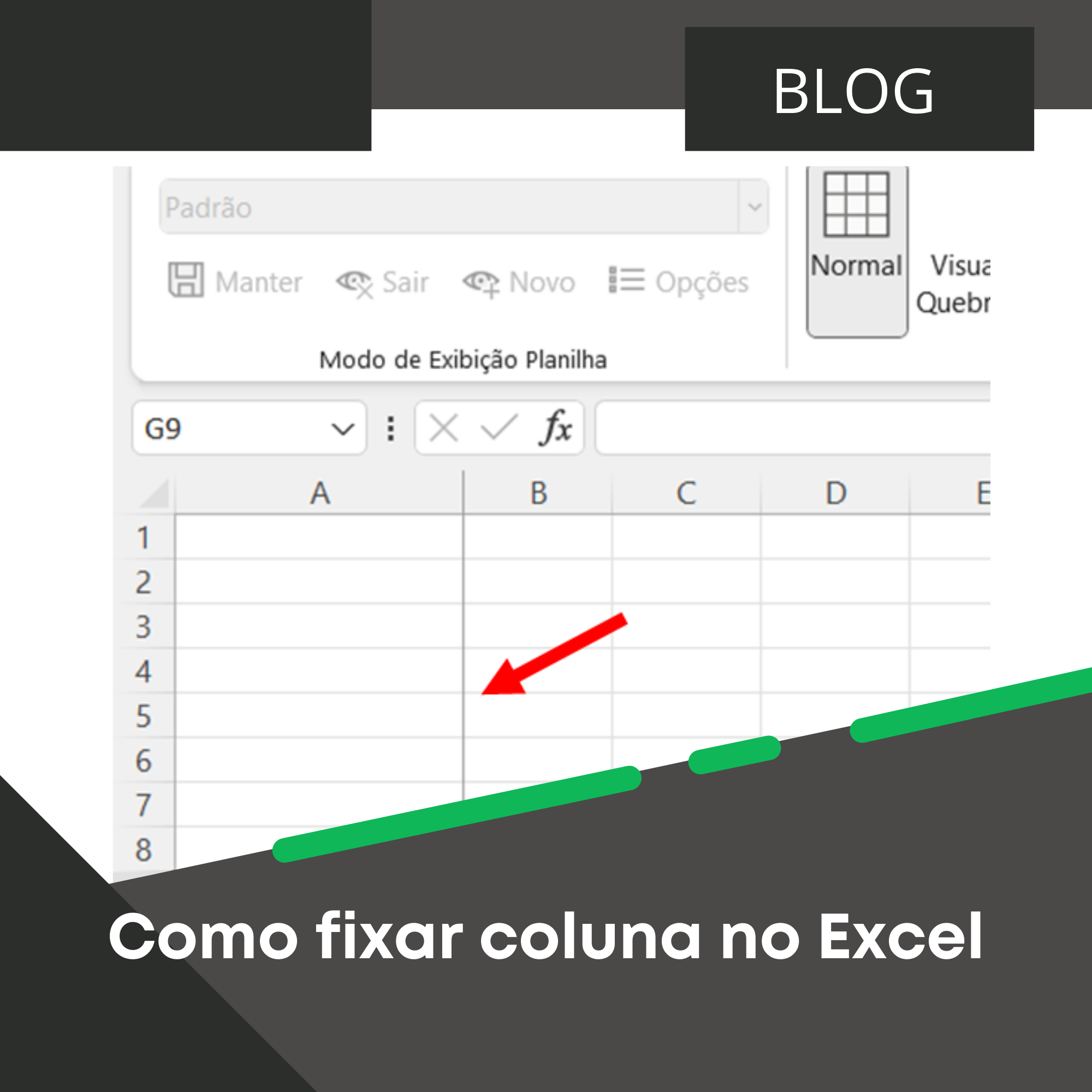 Como Fixar Coluna No Excel Smart Planilhas