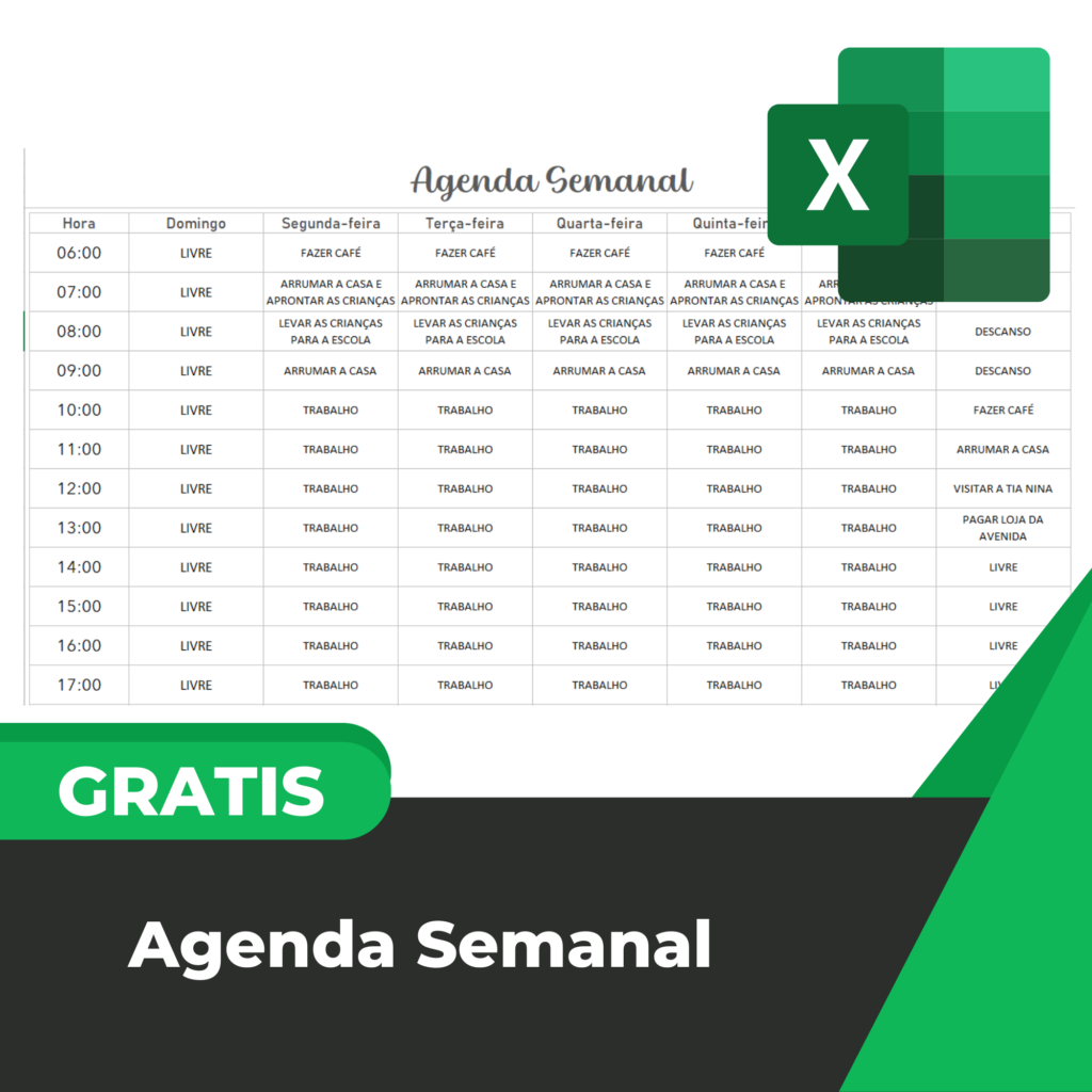 Modelo De Agenda Excel Smart Planilhas 9062