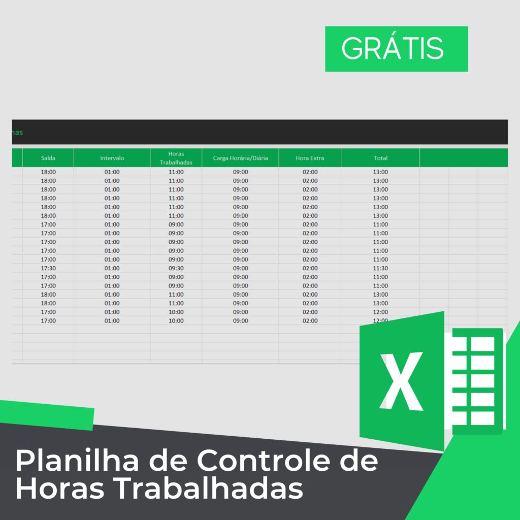 Planilha De Horas Trabalhadas Excel Download Smart Planilhas 8293