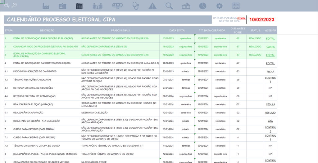 Planilha Para Cipa Smart Planilhas Images And Photos Finder