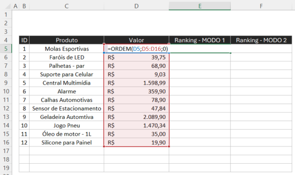 Como fazer ranking no Excel - Smart Planilhas