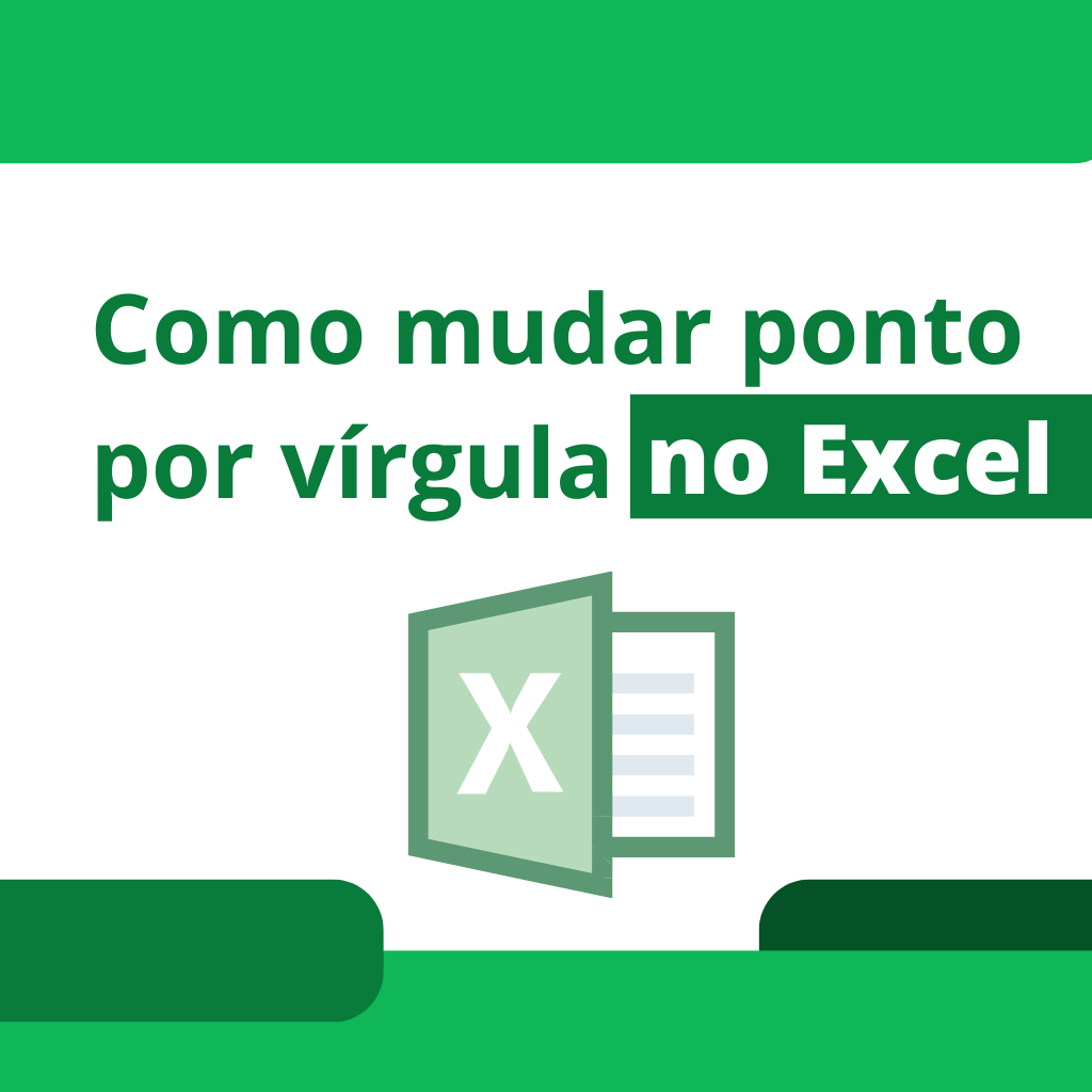 Como Mudar Vírgula Por Ponto No Excel Smart Planilhas 2636