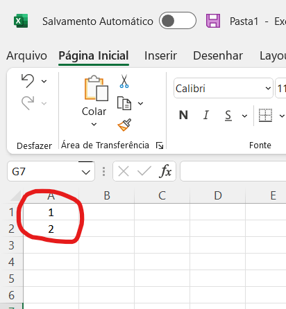 Como numerar no Excel