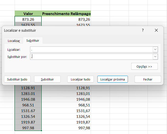 Como Mudar Vírgula Por Ponto No Excel Smart Planilhas 7222