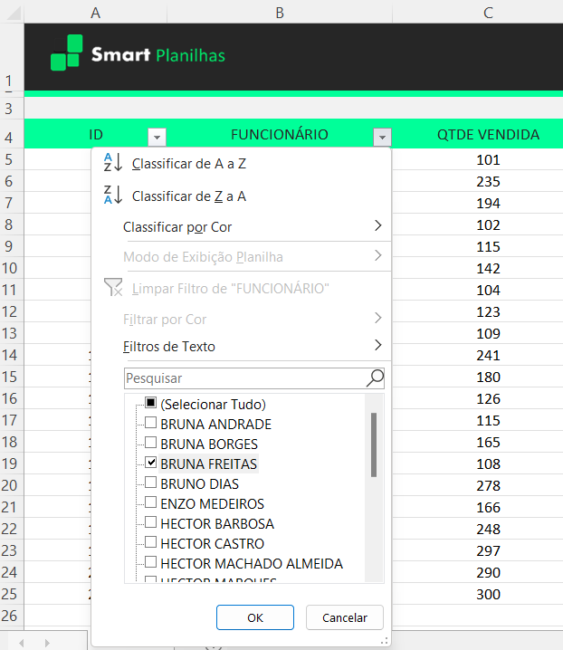 Como Filtrar No Excel Smart Planilhas 6361