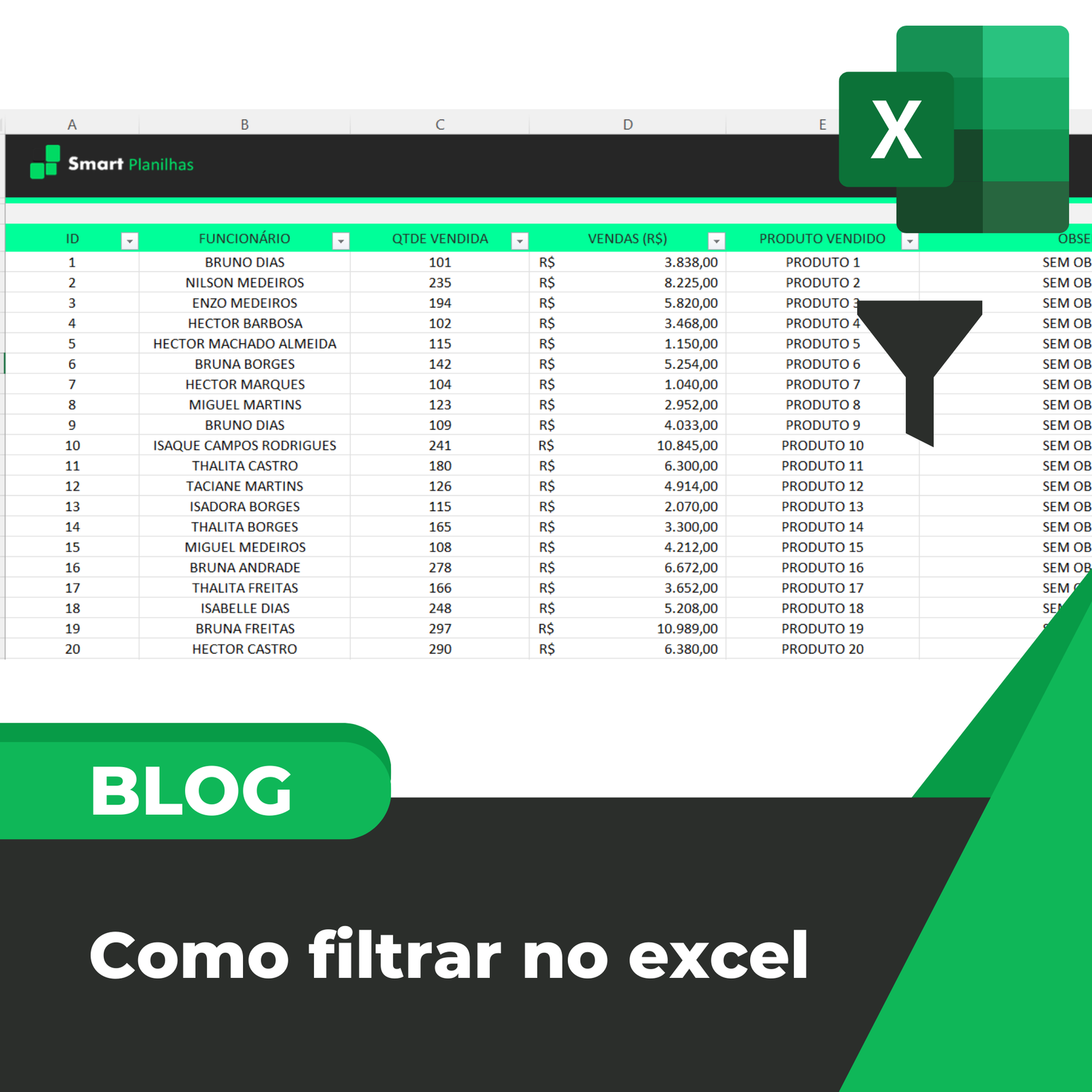 Arquivos Como Criar Filtro No Excel Smart Planilhas