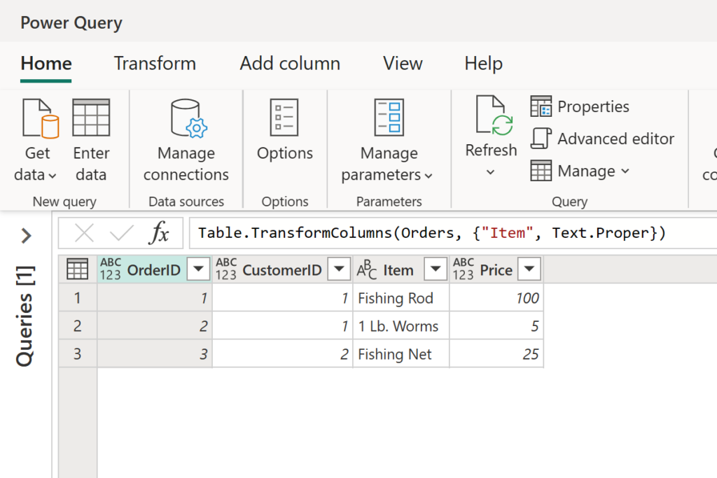 Power Query M e Excel