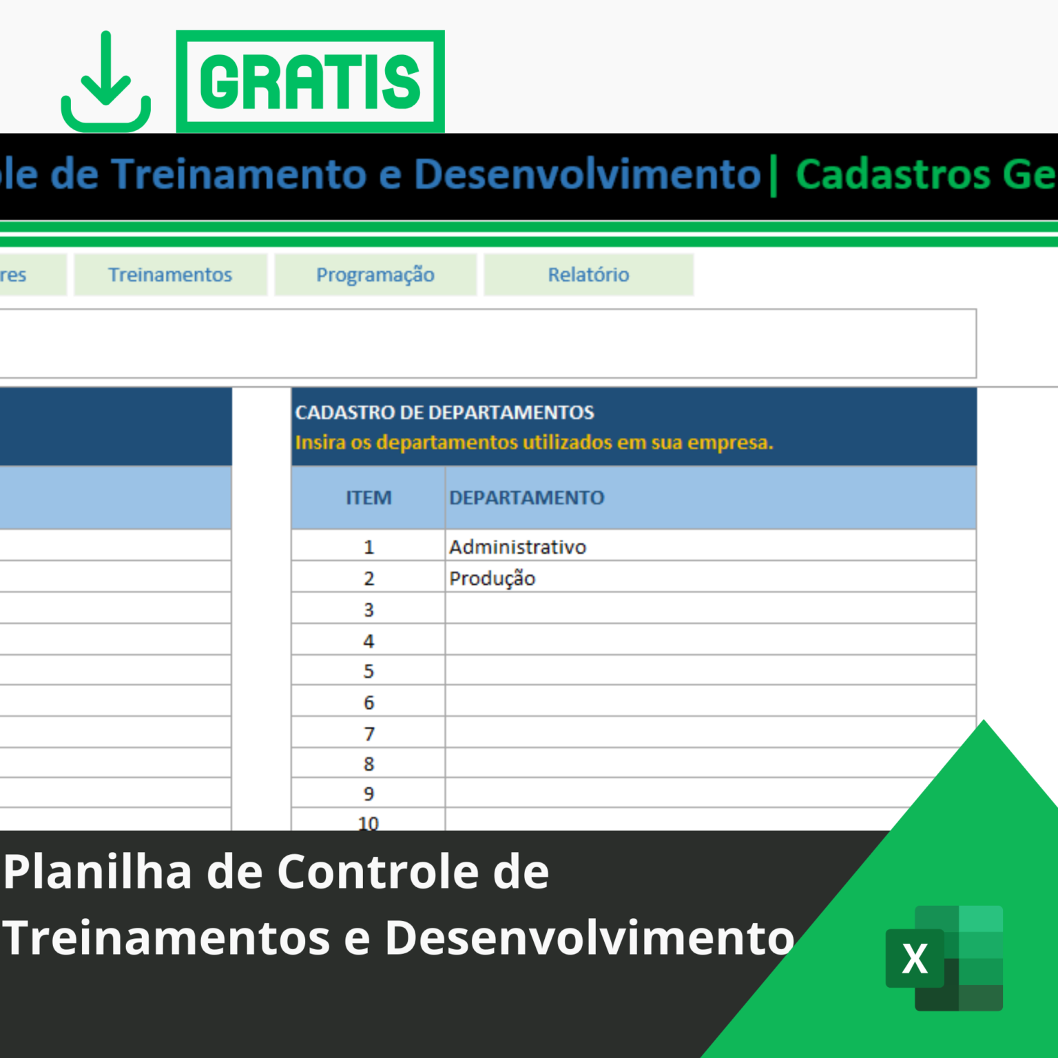 Planilha de Controle de Treinamento e Desenvolvimento - Smart Planilhas