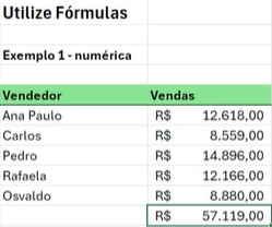 Produtividade no Excel - Fórmulas e funções