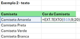 Produtividade no Excel - Extrair texto