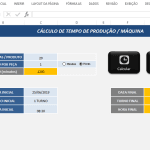 Planilha Projeção Horas Produção