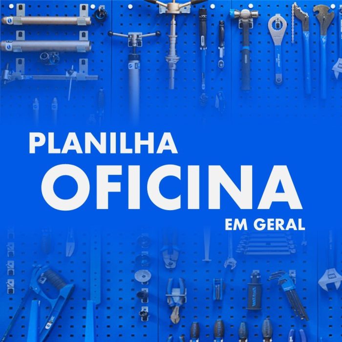 Planilha para Oficina em Geral