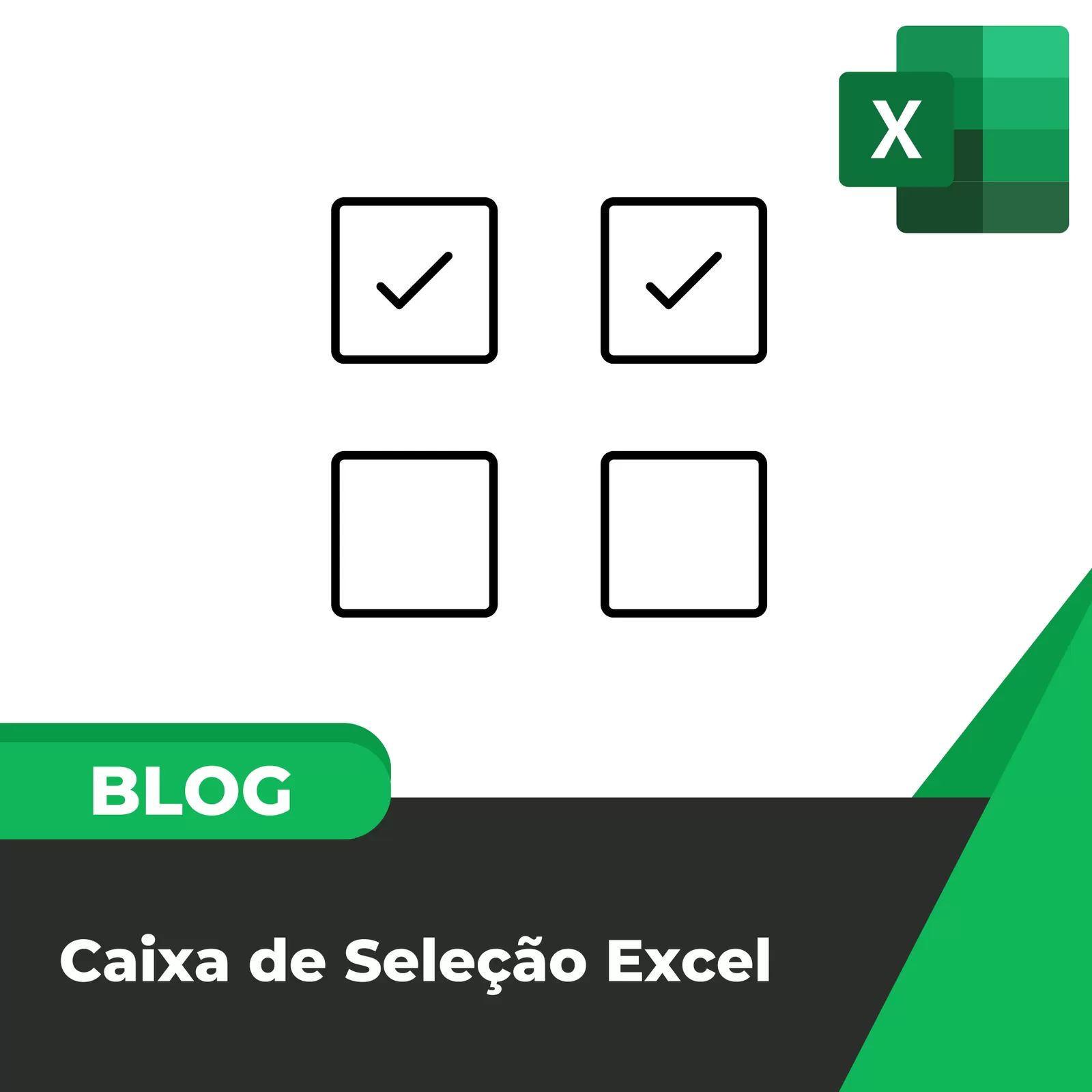 Caixa de Seleção Excel - Smart Planilhas