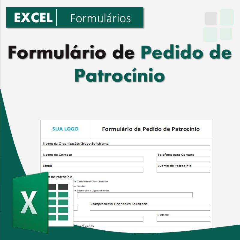 Formulário de Matrícula em Excel Grátis