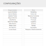 Configurações