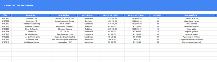 Planilha-Google-Controle-de-Compras-Cadastro-de-Produtos