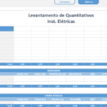 Planilha Quantitativo de Obra - Instalações