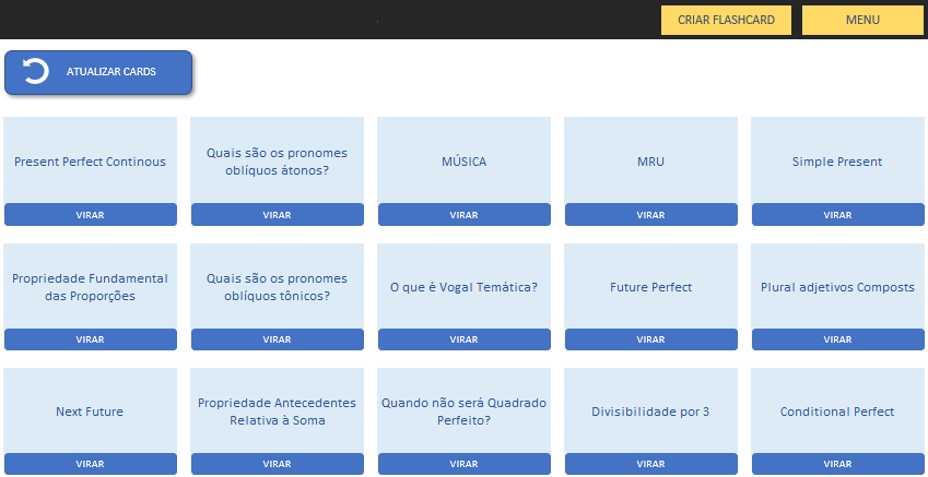 Planilha de Estudos Polícia Federal - Flashcards