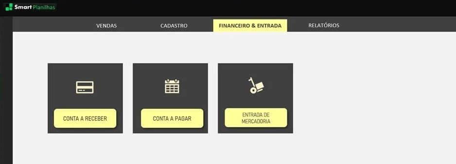 Planilha para Mecânico - Financeiro e Entrada