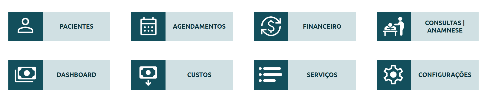 Planilha Google para Quiropraxista - Tela inicial