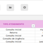 Planilha Controle de Prontuários - Consultas