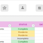Planilha Controle de Prontuários - Documentos