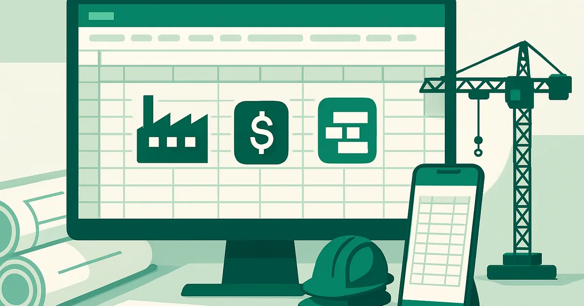 Como Organizar Fornecedores e Gastos de Obras no Excel