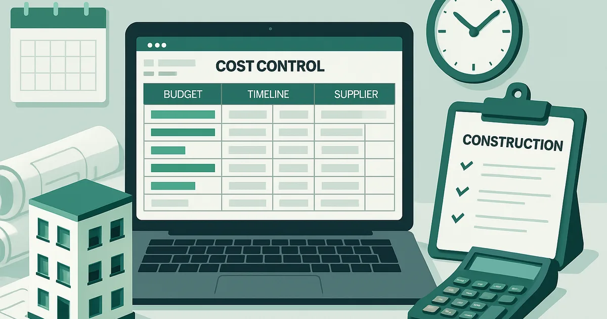 Controle de Custos de Obras de Kitnet com Excel