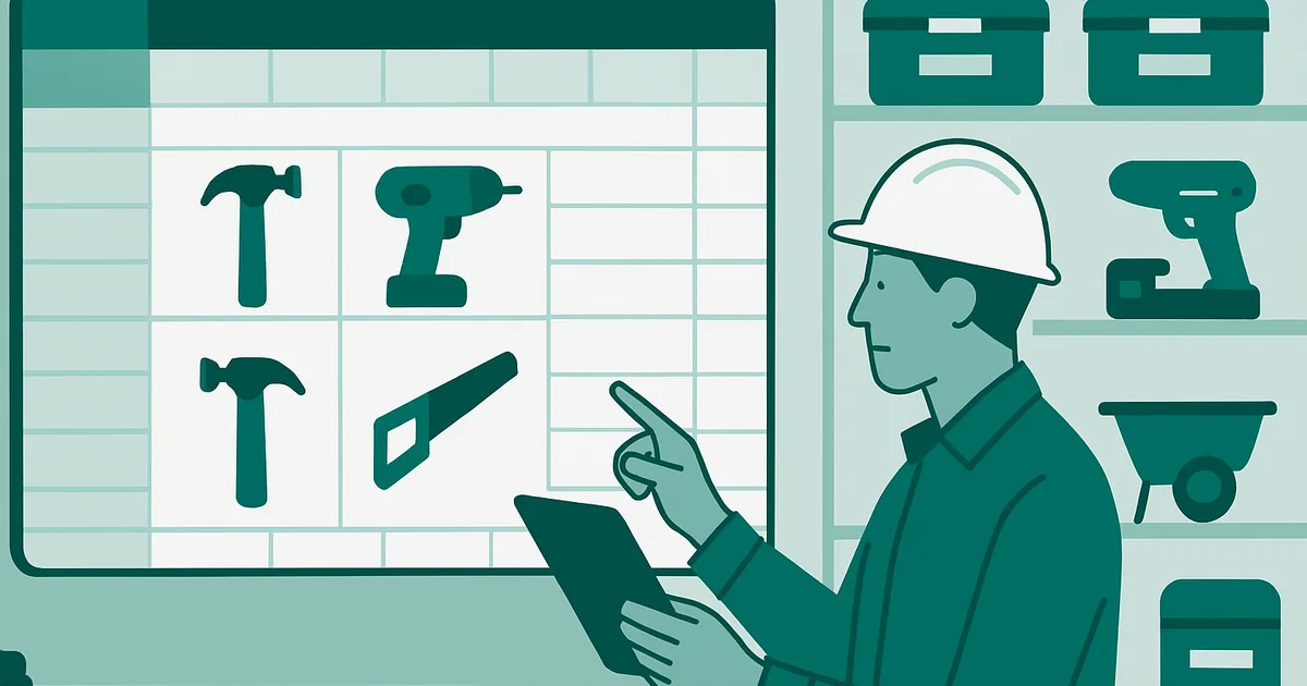 Eficiência na Gestão de Ferramentas para Obras