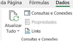 Como atualizar links externos no Excel - Configuração dos links