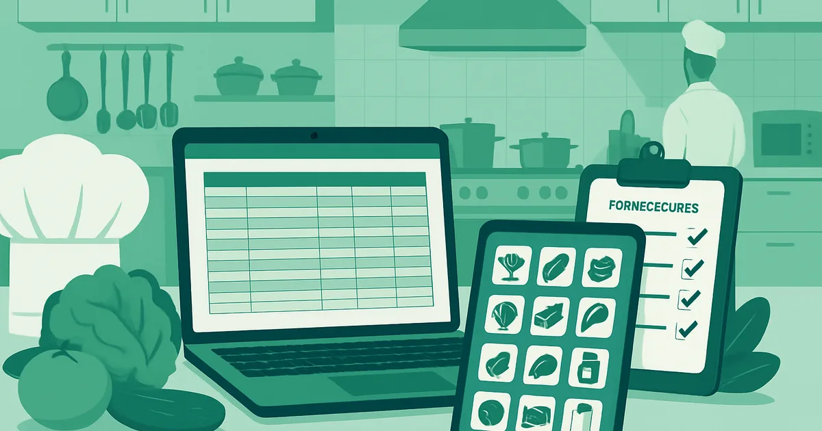 Planilha de Pedido de Compras para Restaurantes